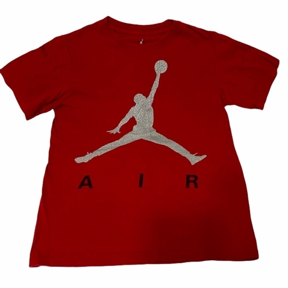 Air Jordan Boy’s Baketball Jumpman Tee Red Medium